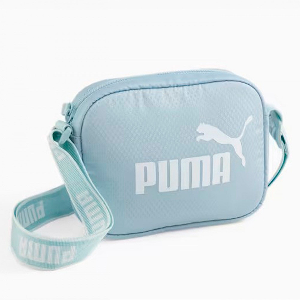 Сумка кросс-боди PUMA Core Base Cross Body Bag, 09027002, полиэстер, светло-голубой