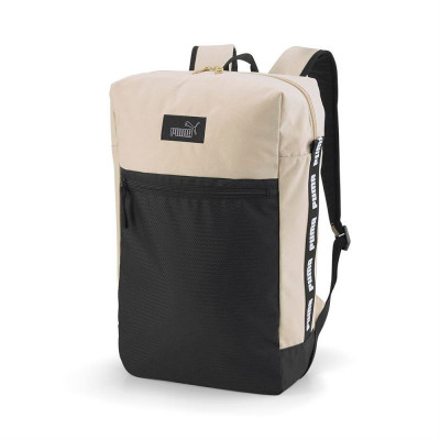 Рюкзак спортивный PUMA Evoess Box Backpack, 07951602, полиэстер, черно-бежевый
