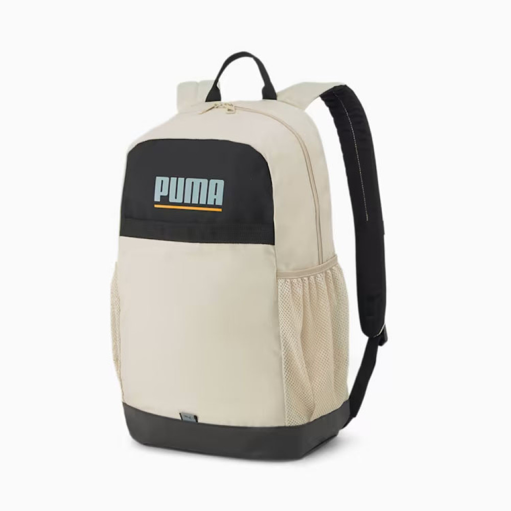 Рюкзак спортивный PUMA Plus Backpack, 09034605, полиэстер, бежево-черный