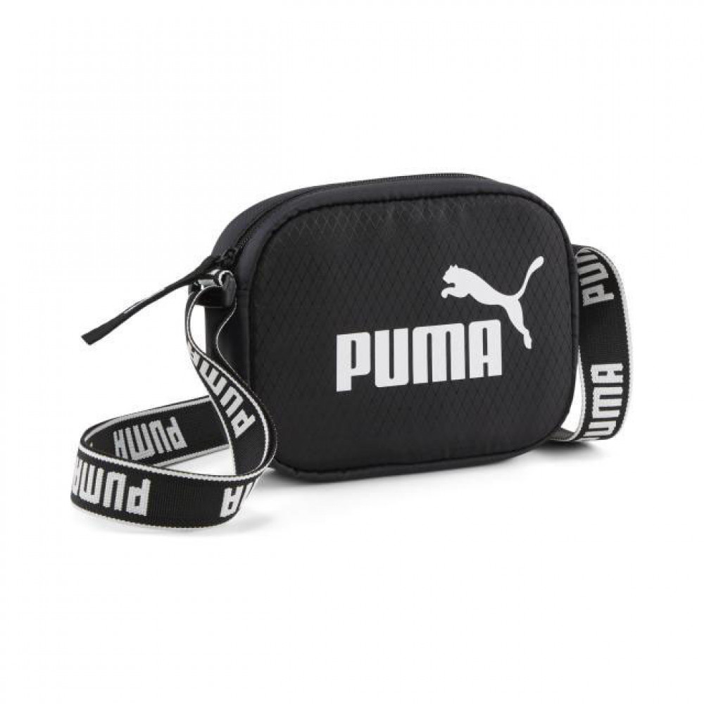 Сумка кросс-боди PUMA Core Base Cross Body Bag, 07985301, полиэстер, черно-белый