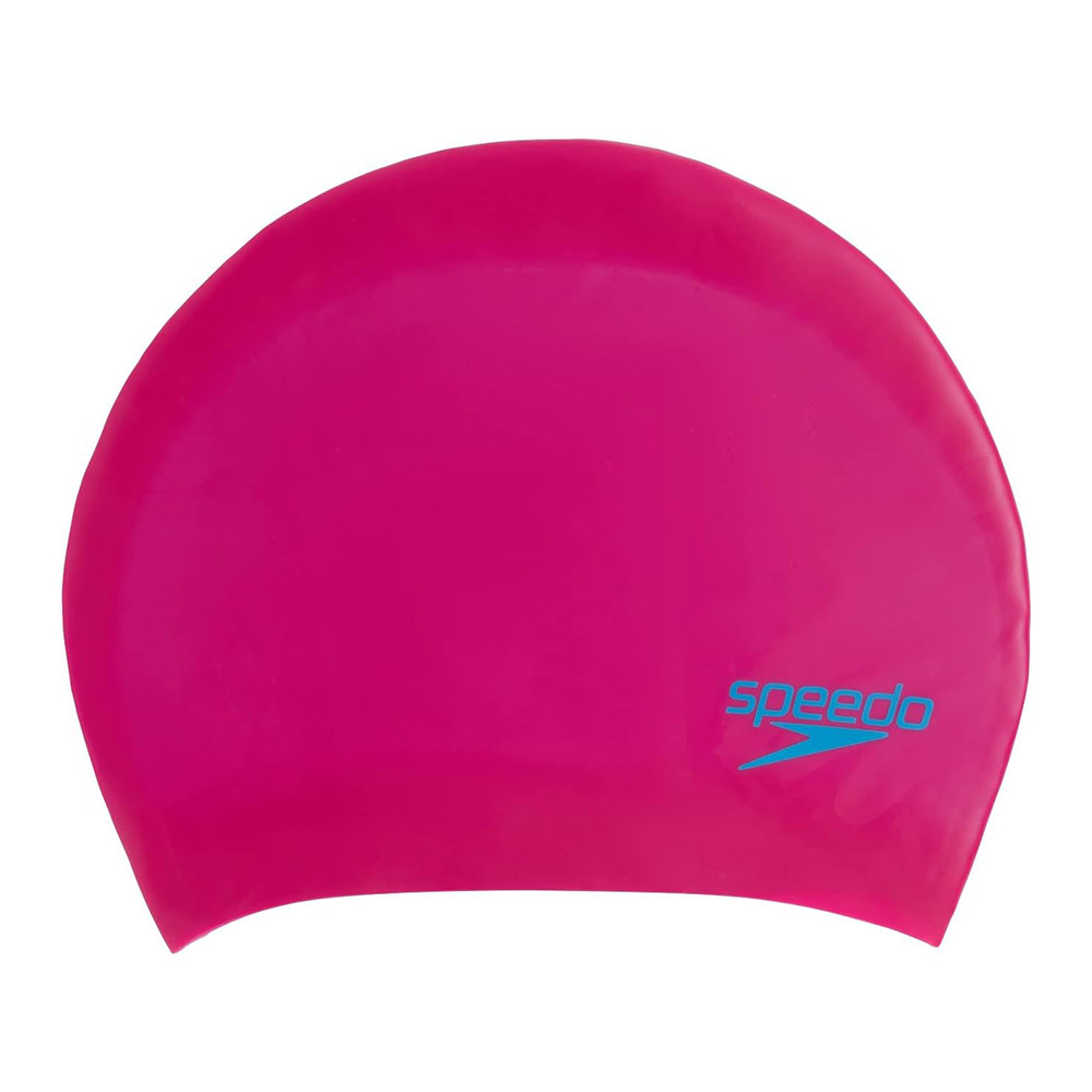 Шапочка для плавания дет. SPEEDO Long Hair Pace Cap Jr, 8-12809F953, ФУКСИЯ, силикон