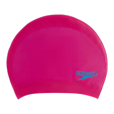 Шапочка для плавания дет. SPEEDO Long Hair Pace Cap Jr, 8-12809F953, ФУКСИЯ, силикон