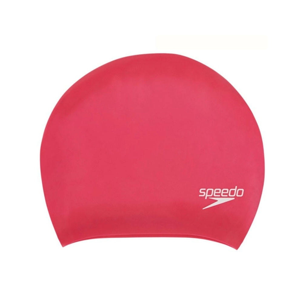 Шапочка для плавания SPEEDO Long Hair Cap, 8-06168A064, РОЗОВЫЙ, силикон
