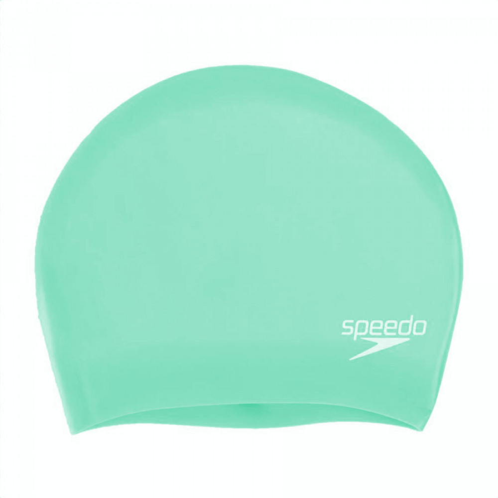 Шапочка для плавания SPEEDO Long Hair Cap, 8-06168B961, БИРЮЗОВЫЙ, силикон
