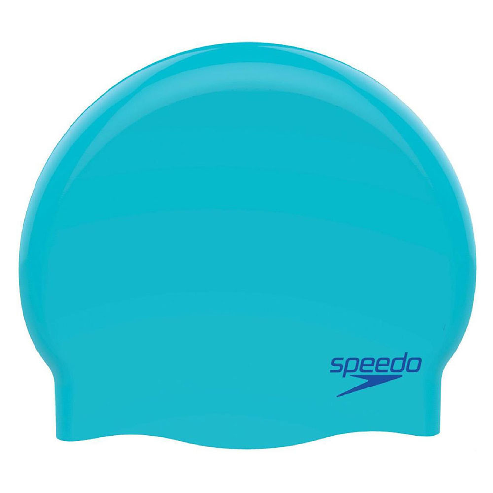 Шапочка для плавания дет. SPEEDO Molded Silicone Cap Jr, 8-709908420, ГОЛУБОЙ, силикон