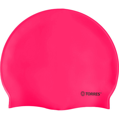 Шапочка для плавания TORRES Flat, SW-12201PK, розовый, силикон