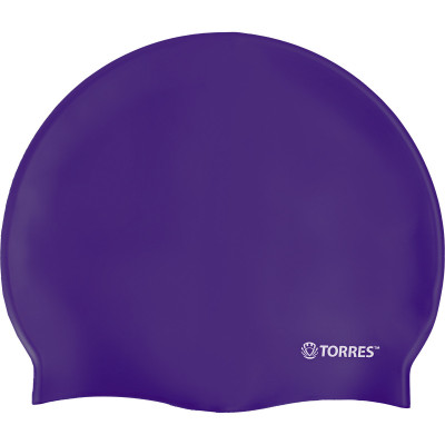 Шапочка для плавания TORRES Flat, SW-12201PL, фиолетовый, силикон