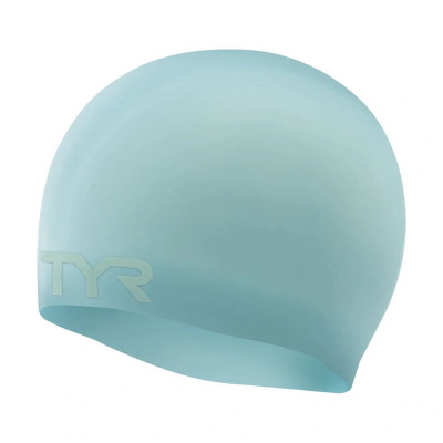 Шапочка для плавания TYR Wrinkle Free Silicone Cap, LCS-450, МЯТНЫЙ, силикон