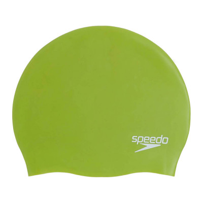 Шапочка для плавания SPEEDO Plain Molded Silicone Cap, 8-70984G760, ЗЕЛЕНЫЙ, силикон