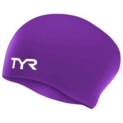 Шапочка для плавания TYR Long Hair Wrinkle-Free Silicone Cap