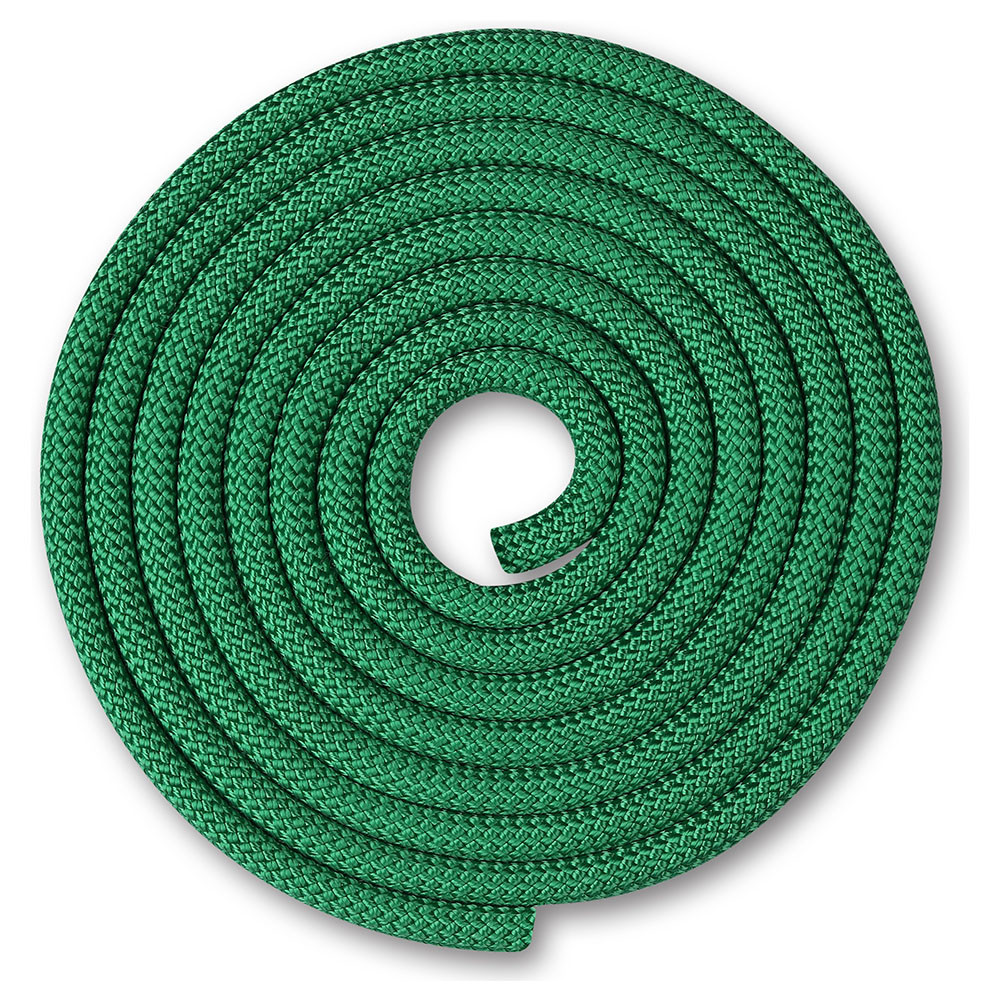 Скакалка гимнастическая INDIGO, SM-121-GR, утяжеленная, 150г, длина 2,5м, шнур, зеленый
