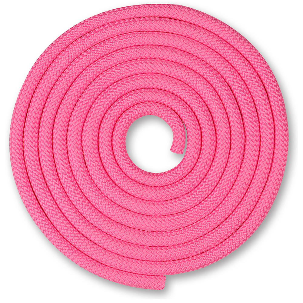 Скакалка гимнастическая INDIGO, SM-121-P, утяжеленная, 150г, длина 2,5м, шнур, розовая