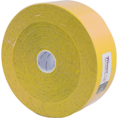 Тейп кинезиологический Tmax 22m Extra Sticky Yellow (5 см x 22 м),арт.223299, желтый