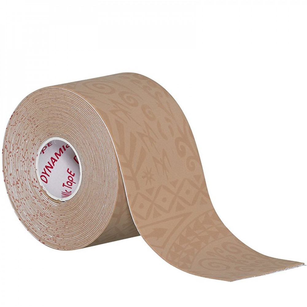 Тейп динамический Dynamic Tape, DT50PL-6, шир. 5 см, дл. 5 м, телесный  со светл. тату