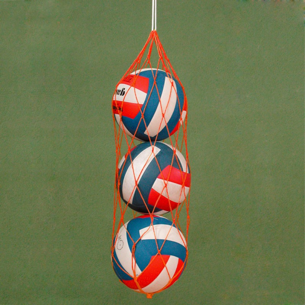 Сетка на 15-17 мячей, FS-№15, 2 мм ПП, ячейка 10см, различные цвета