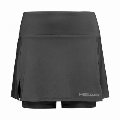 Юбка-шорты трен. жен. HEAD Club Basic Skort W 814399-AN-M, р.M, 92% полиэстер, 8% эластан, антрацит