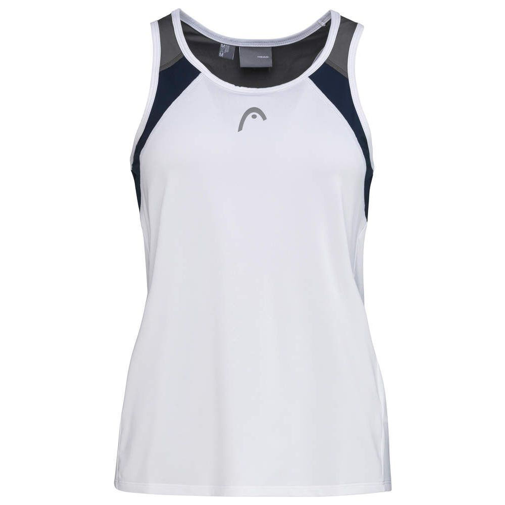 Майка жен. HEAD Club 22 Tank Top W 814461-WHDB-L, р.L, 92% полиэстер, 8% эластан, белый