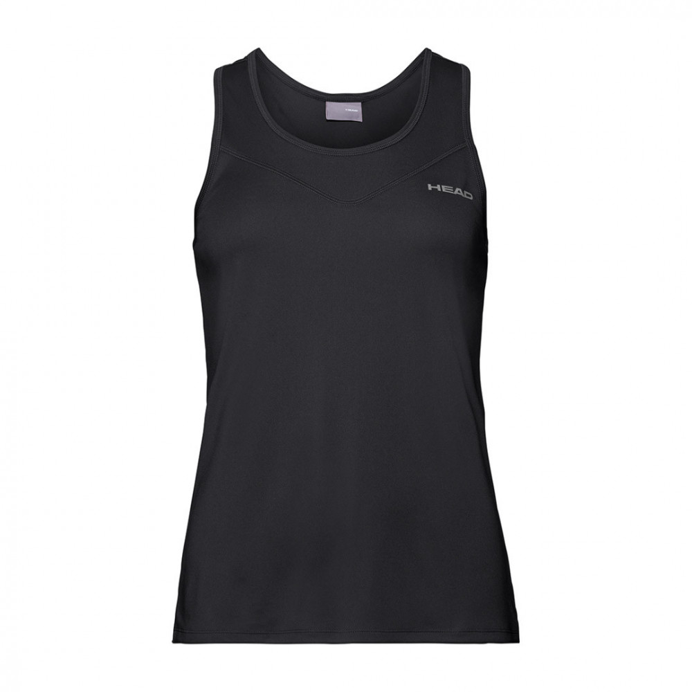 Майка жен. HEAD Easy Court Tank Top 814560-BK-L, р.L, 100% полиэстер, черный