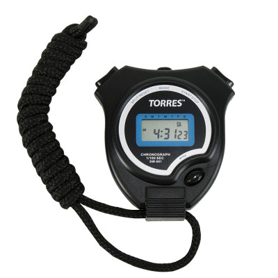 Секундомер TORRES Stopwatch, SW-001, часы, будильник, дата, черно-синий NEW
