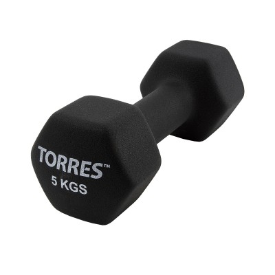 Гантель металлическая TORRES в неопреновой оболочке