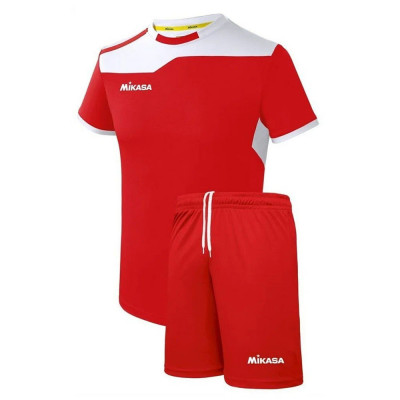 Форма волейбольная мужская MIKASA MT352-01-3XL, р.3XL, 90% полиэстер, 10% эластан, красный