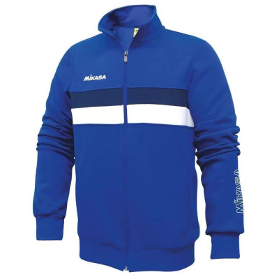 Куртка от костюма MIKASA MT552-0230-XL, р.XL, 70% хлопок 30% полиэстер, синий