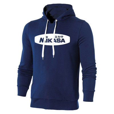 Толстовка муж. с капюшоном MIKASA MT5036-0202-XL, р. XL, 70% хлопок, 30% полиэстер, серый