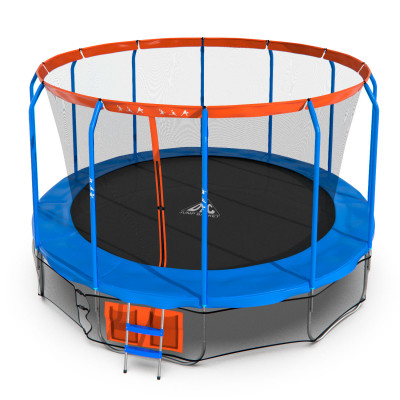 Батут DFC JUMP BASKET 16ft внутр.сетка, лестница (488cм)(два короба)