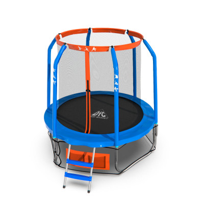 Батут DFC JUMP BASKET 6ft внутр.сетка, лестница (183cм)