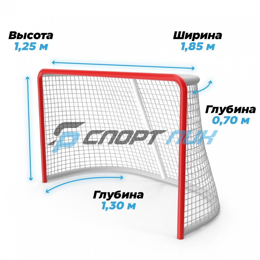 Сетка для хоккейных ворот, толщина нити: 4,0 мм.(1 шт.)