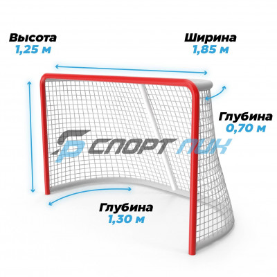 Сетка для хоккейных ворот , толщина нити: 2,2 мм.(1 шт.)