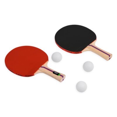 KRAFLA S-H200 Набор для настольного тенниса: ракетка (2шт), мяч (3шт), KFL-AQS-H200
