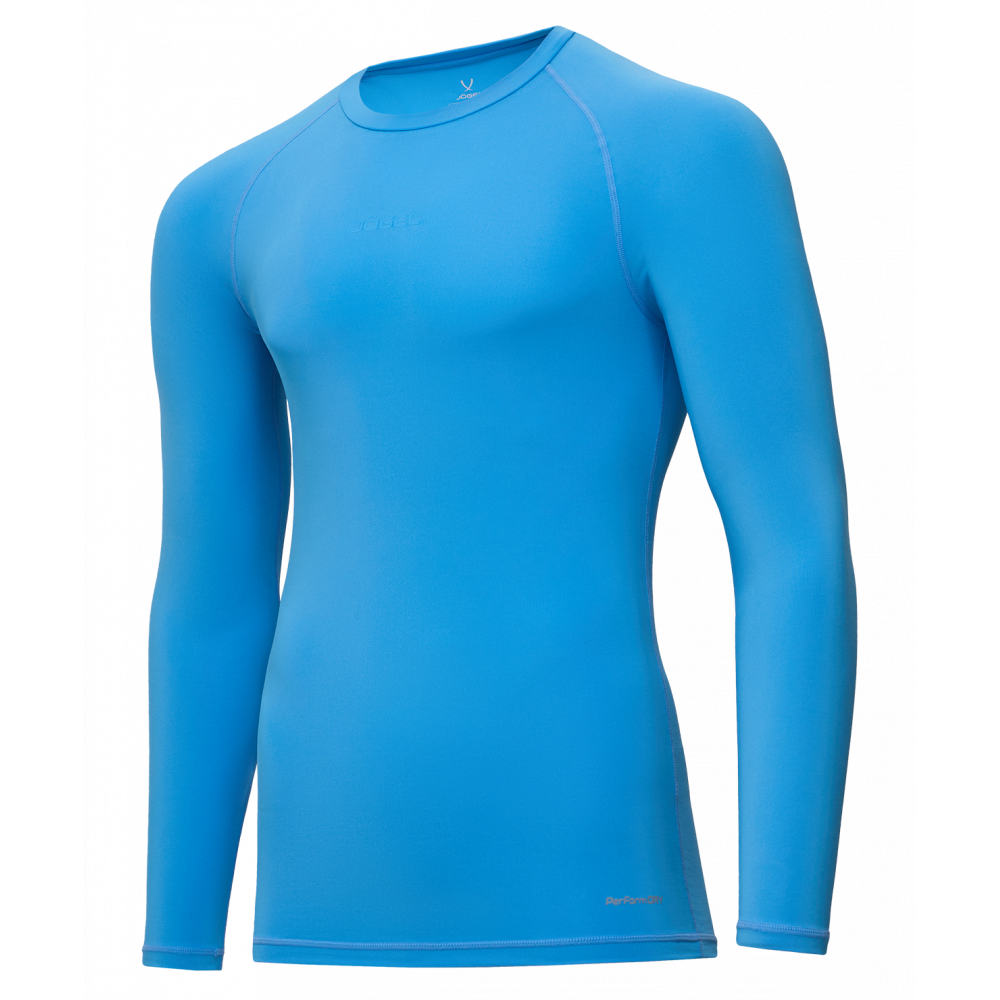 Футболка компрессионная с длинным рукавом PerFormDRY Baselayer LS Tee, голубой, ЦБ-00004127