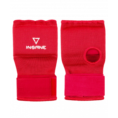 Перчатки внутренние для бокса DASH, полиэстер/спандекс, красный, M, ЦБ-00002683