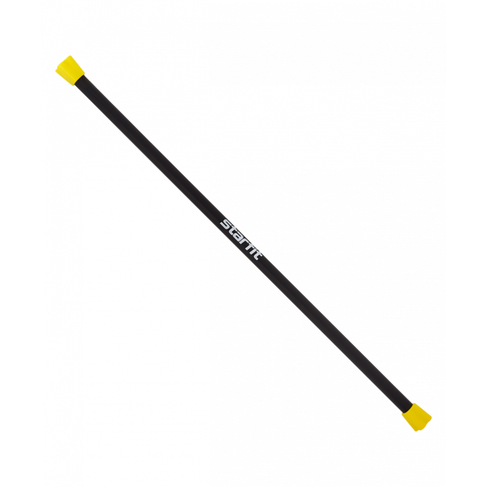 Бодибар BB-301, 2 кг, неопреновый, черный/желтый, УТ-00019807