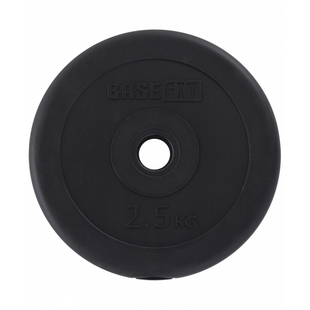 Диск пластиковый BB-203 d=26 мм, черный, 2,5 кг, УТ-00019754