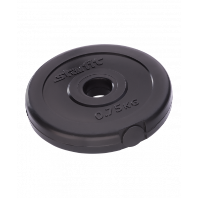 Диск пластиковый BB-203 d=26 мм, черный, 0,75 кг, УТ-00009827