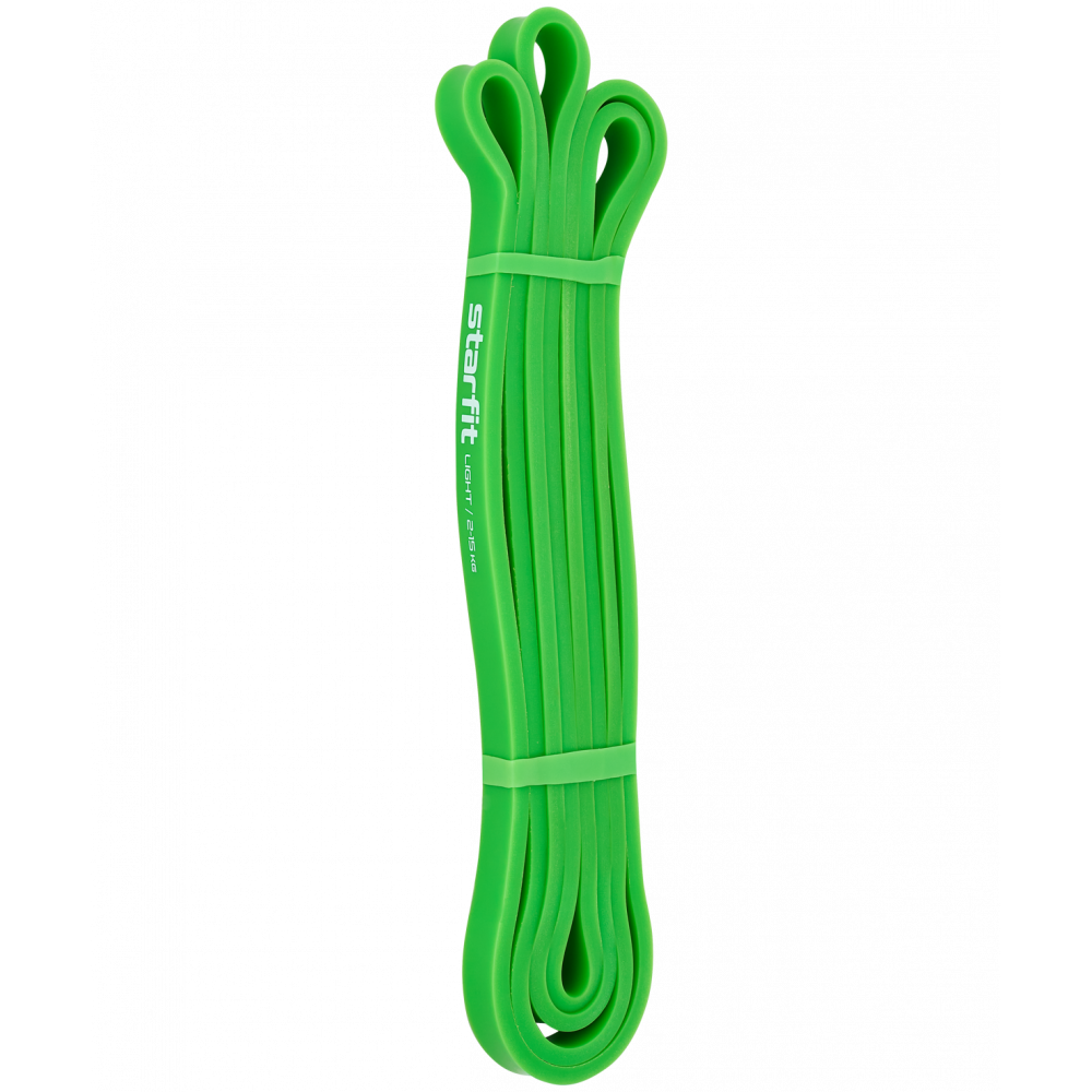 Эспандер ленточный для кросс-тренинга ES-803, 2-15 кг, 208х1,3 см, зеленый, УТ-00020251