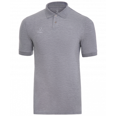 Поло ESSENTIAL Cotton Polo 23, серый меланж, ЦБ-00002484