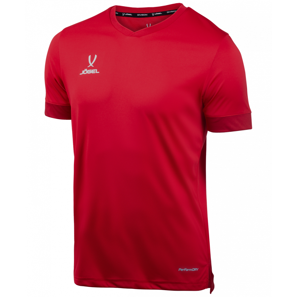 Футболка игровая DIVISION PerFormDRY Union Jersey, красный/ темно-красный/белый, детский, УТ-00019008