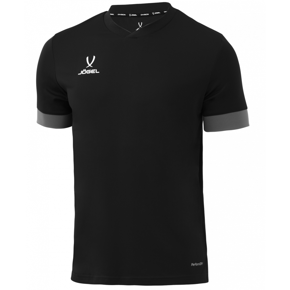 Футболка игровая DIVISION PerFormDRY Union Jersey, черный/темно-серый/белый, УТ-00020589