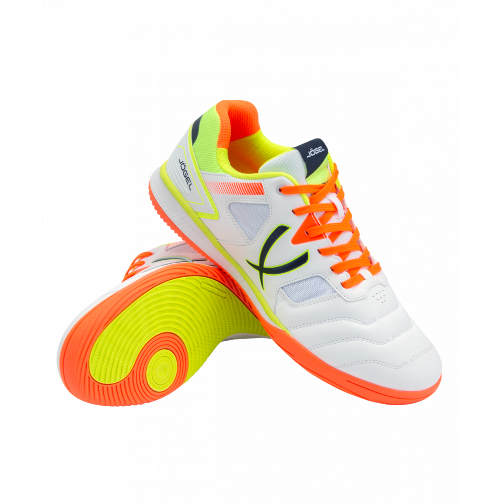 Бутсы зальные Tornado 2.0 White/orange, ЦБ-00003462