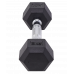 Гантель гексагональная DB-301 3 кг, обрезиненная, черный, УТ-00019784