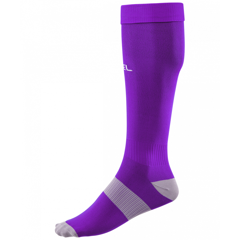 Гетры футбольные Essential JA-006, фиолетовый/серый, УТ-00017255