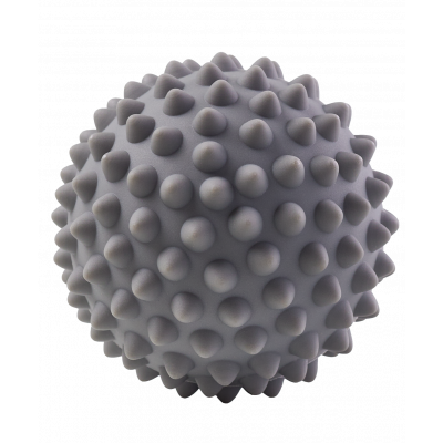 Мяч для МФР RB-201, 9 см, поливинилхлорид, массажный, серый, УТ-00019048