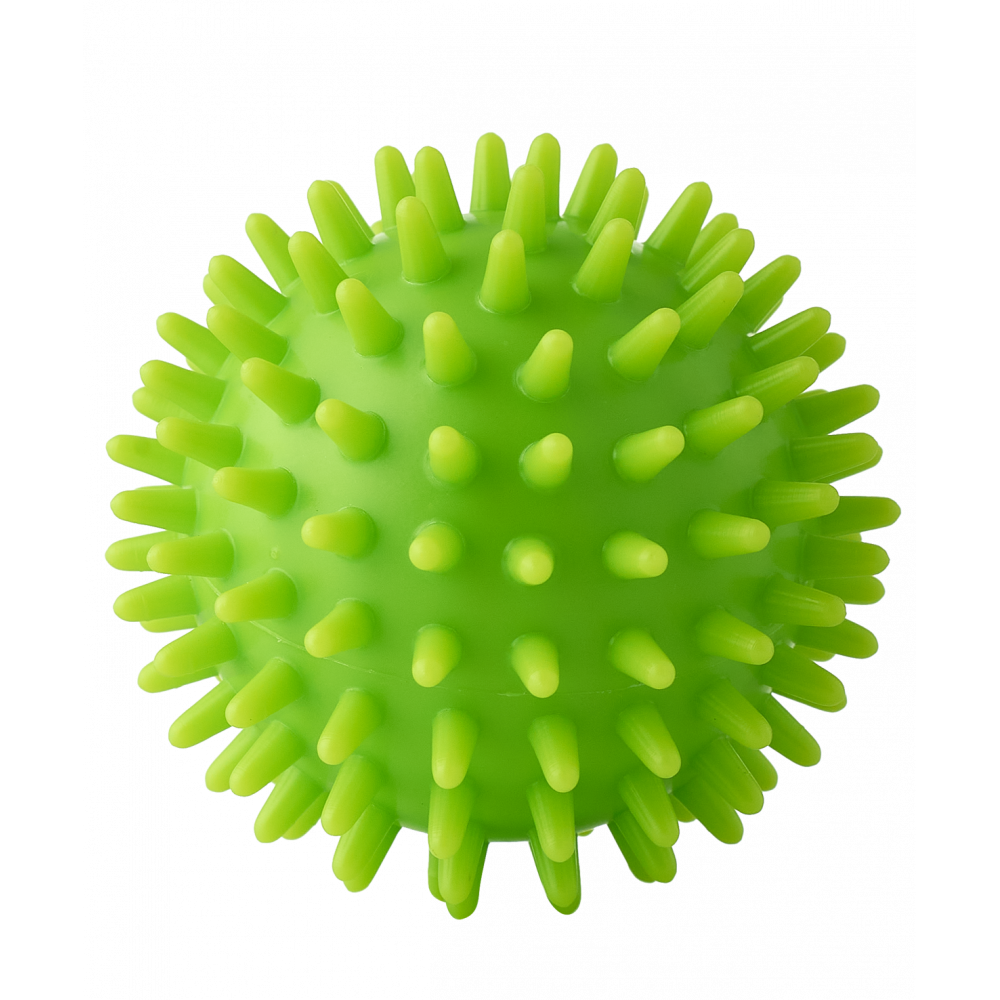 Мяч массажный GB-601 7 см, зеленый, ЦБ-00001491
