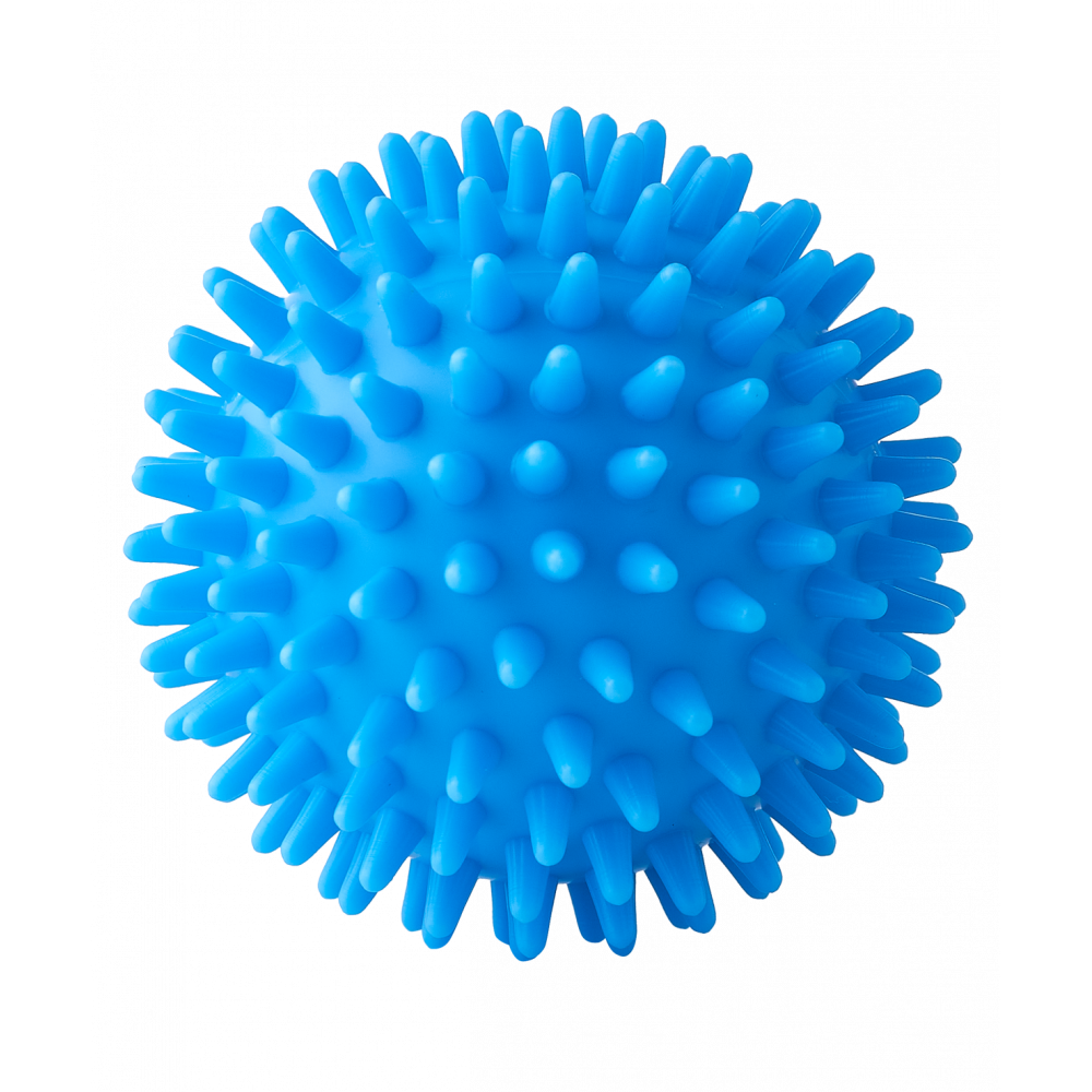 Мяч массажный GB-601 8 см, синий, ЦБ-00001492