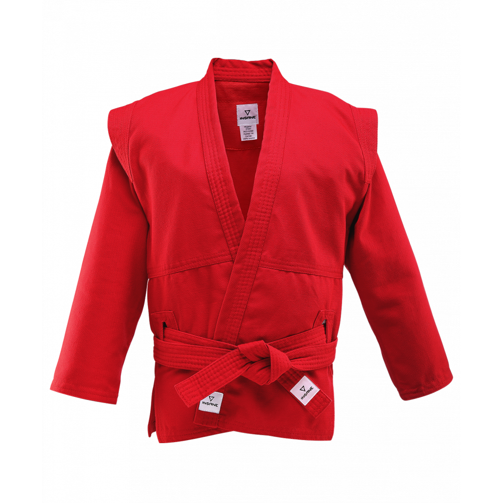 Куртка для самбо START, хлопок, красный, 52-54, УТ-00020656