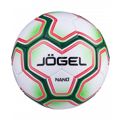 Мяч футбольный Nano №4, белый/зеленый, УТ-00016946