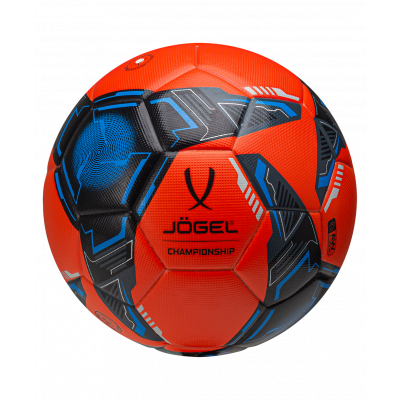 Мяч футбольный Championship №5, оранжевый/синий/черный, ЦБ-00002628